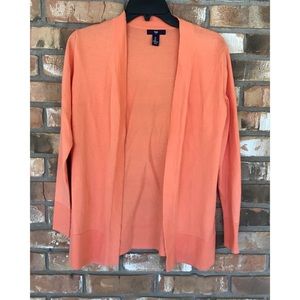 The Gap Women’s Peach Open Long Sleeve Cardigan Small